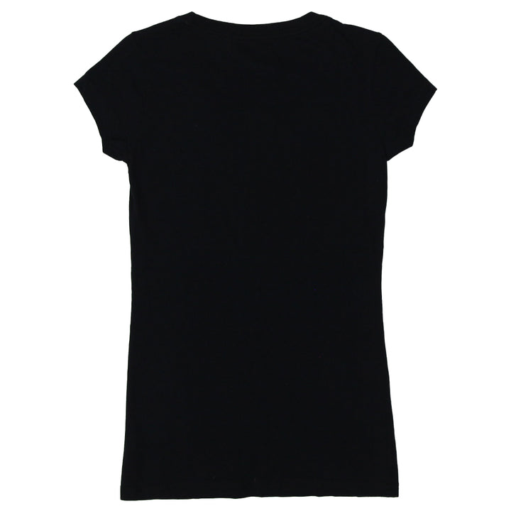 Ladies Roxy Black Printed T-Shirt