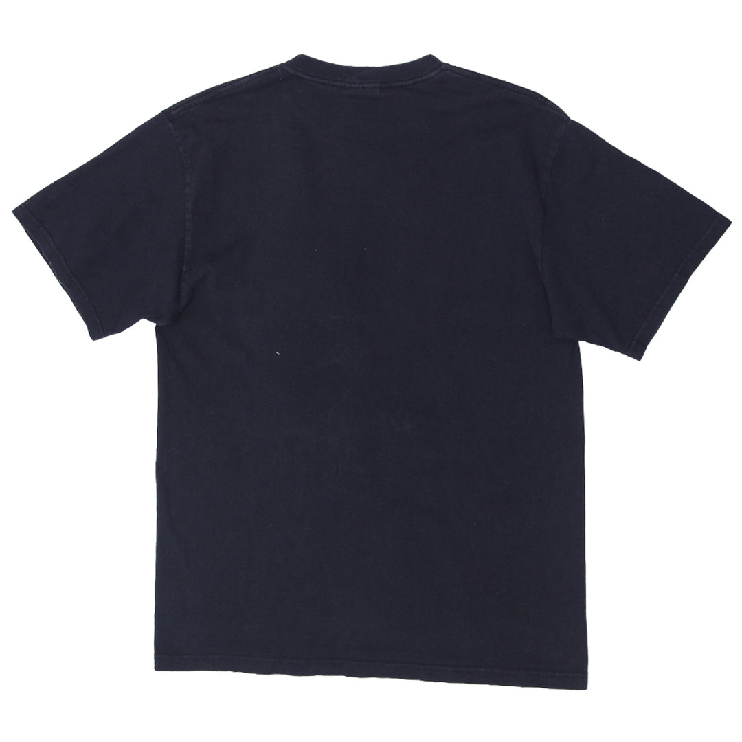 Rework Denim Skull Patched Crewneck T-Shirt