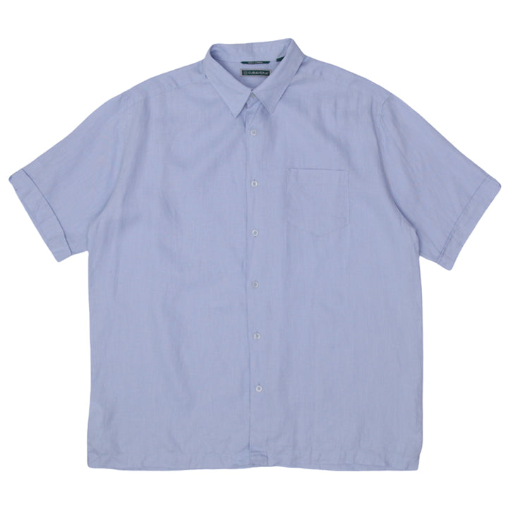 Mens Cubavera 100% Linen Short Sleeve Shirt