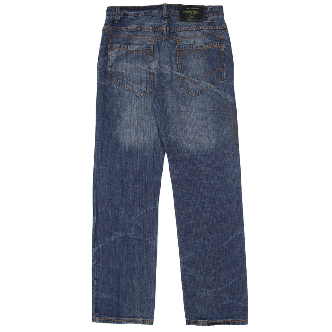 Mens Y2K Phat Classic Straight Jeans