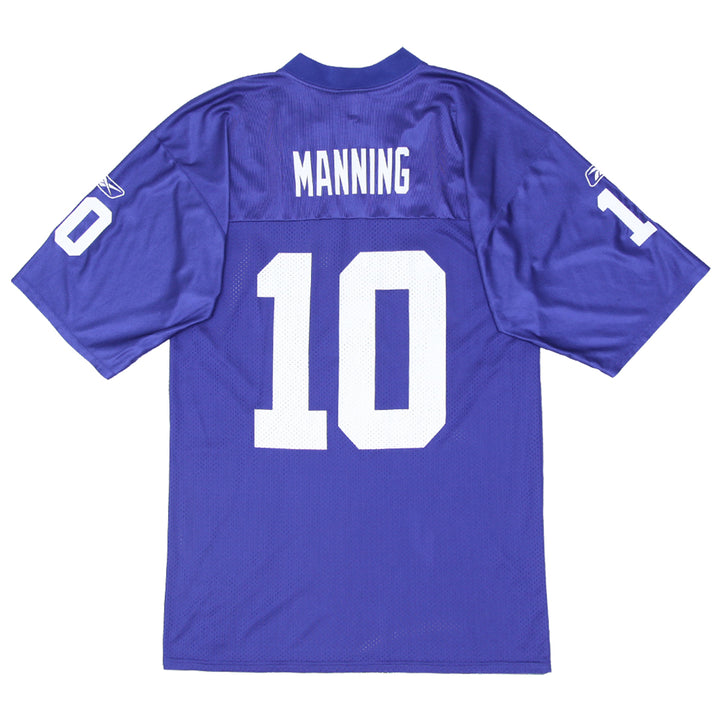 Mens Reebok NFL New York Giants Manning 10 Football Jersey