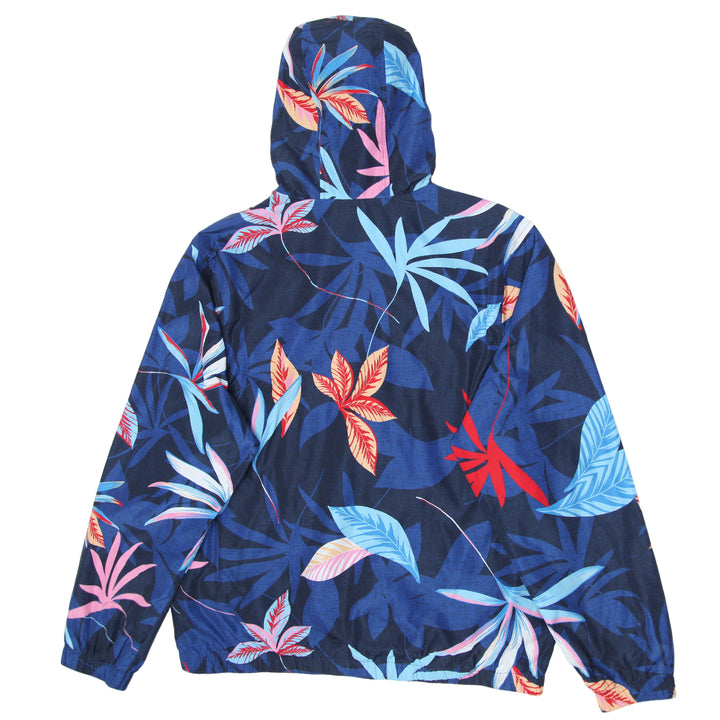 Mens Tommy Hilfiger Full Zip Floral Hooded Water Resistant Jacket