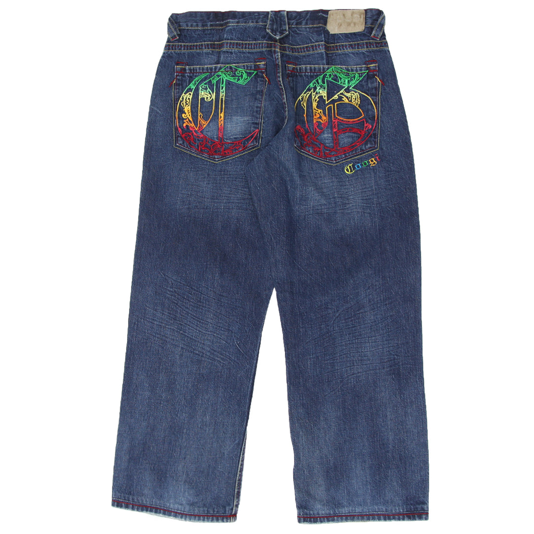 Vintage Coogi Pocket Embroidered Straight Jeans