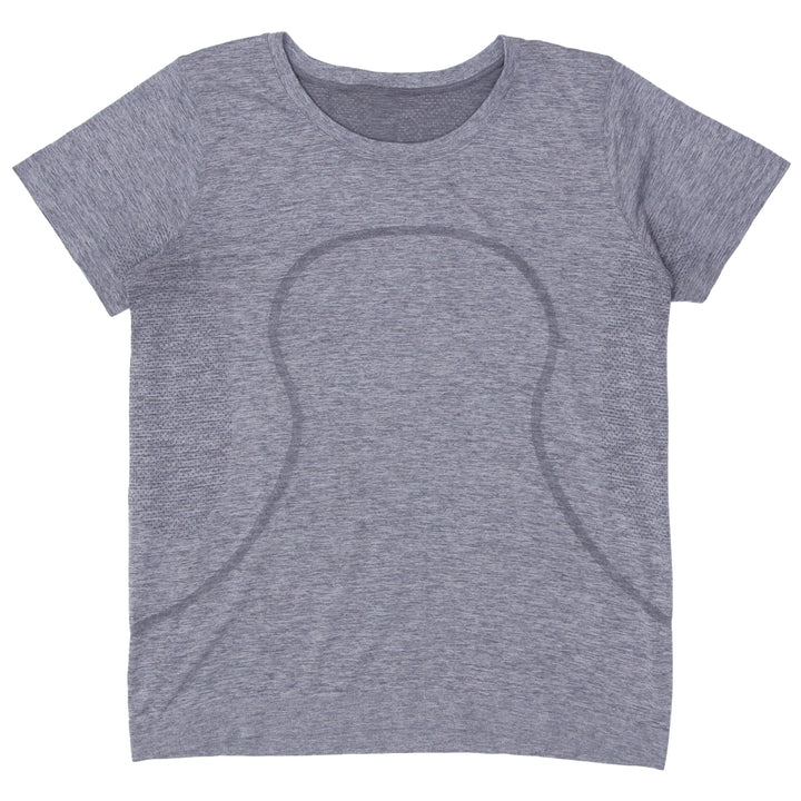 Ladies Lululemon Short Sleeve T-Shirt Gray