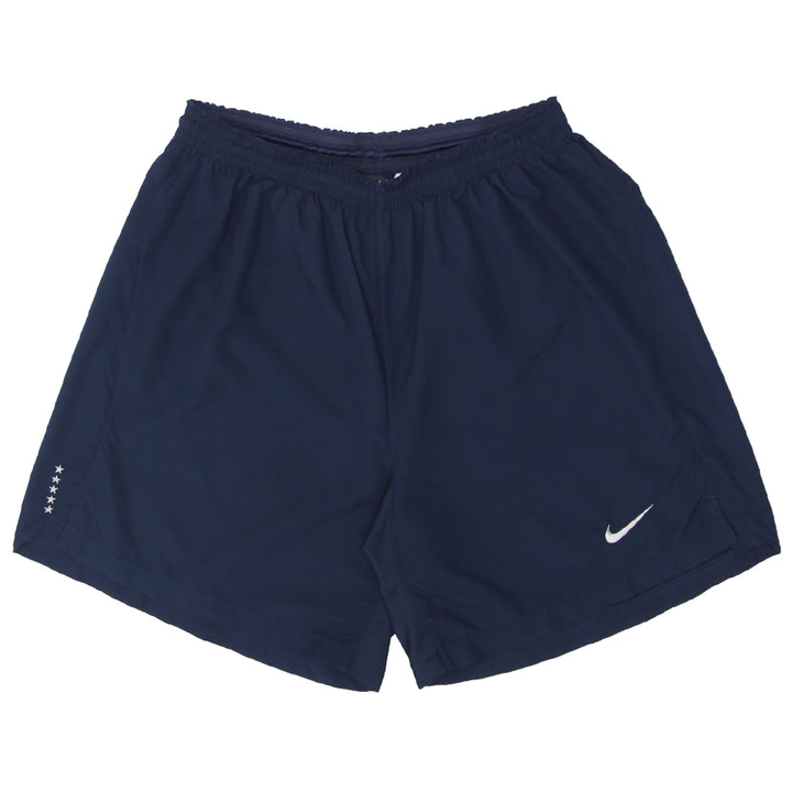 Mens Nike Swoosh Embroidered Navy Training Shorts