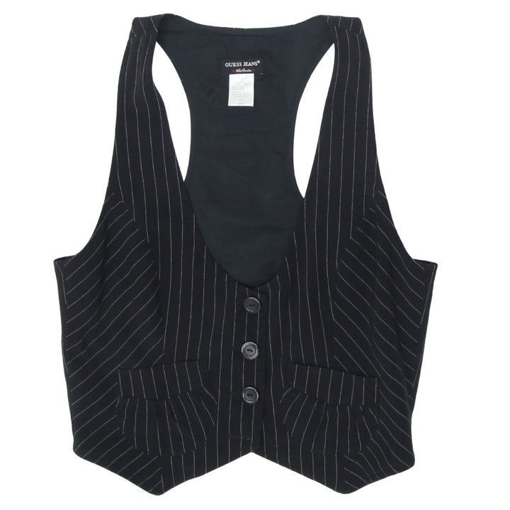 Ladies Guess Jeans Stripe Waistcoat