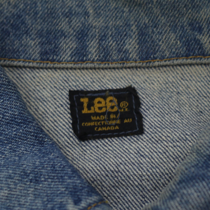 Vintage Lee Denim Jacket – Made in Canada, Classic Trucker Style