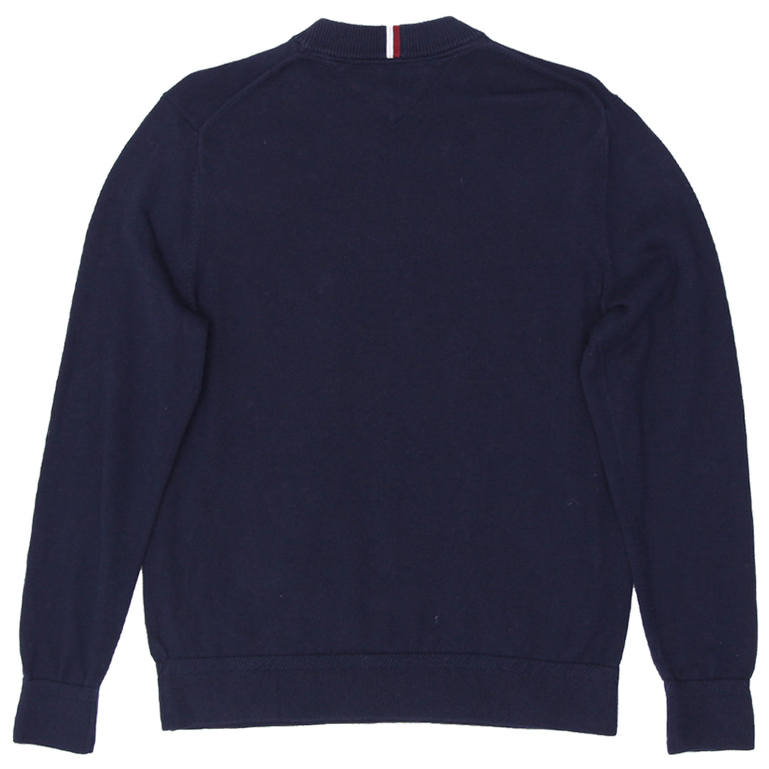 Mens Tommy Hilfiger New York Embroidered Sweater Navy Blue