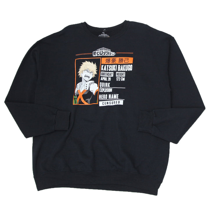 Mens My Hero Academia Anime Crewneck Sweatshirt