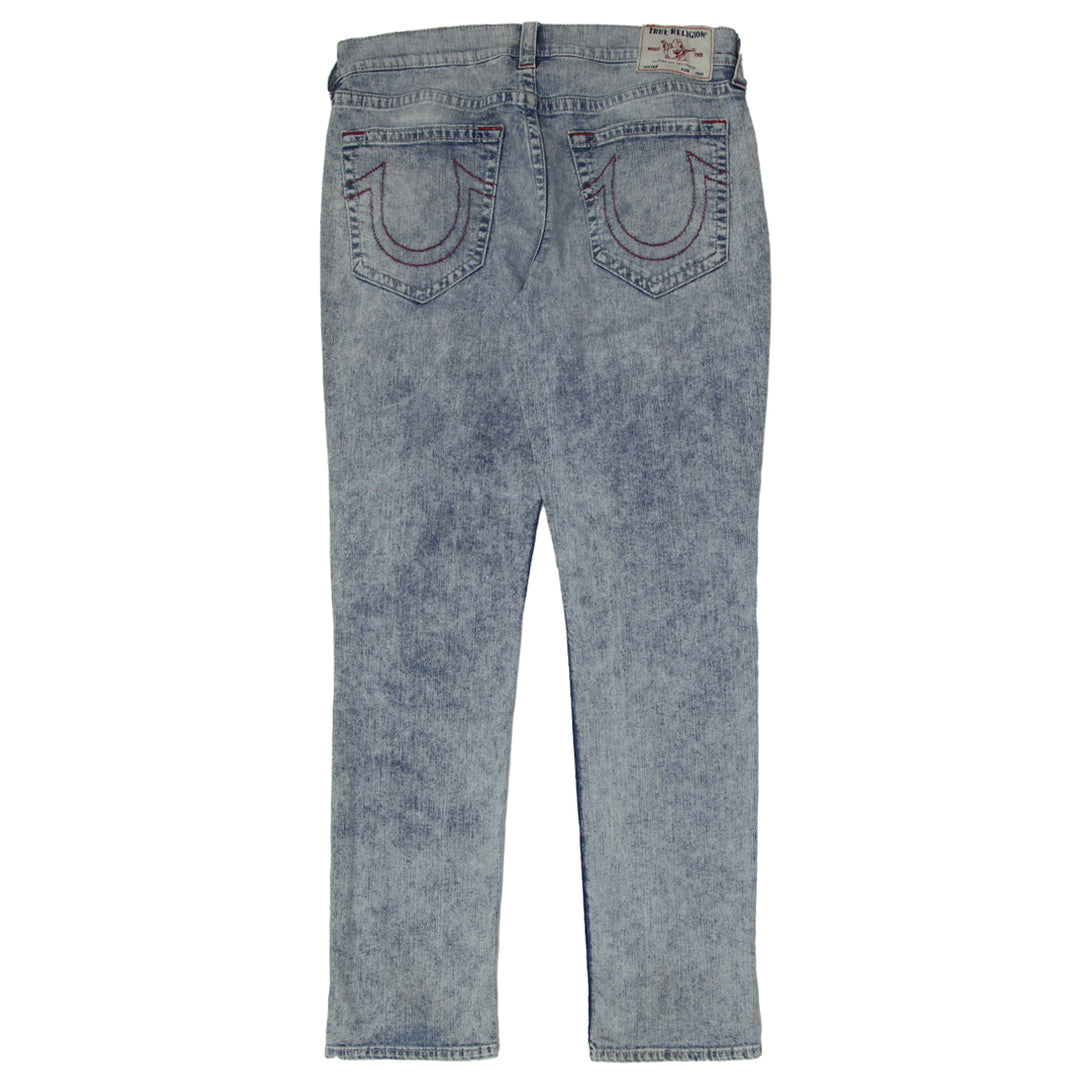 Y2K Mens True Religion Geno Relaxed Slim Jeans