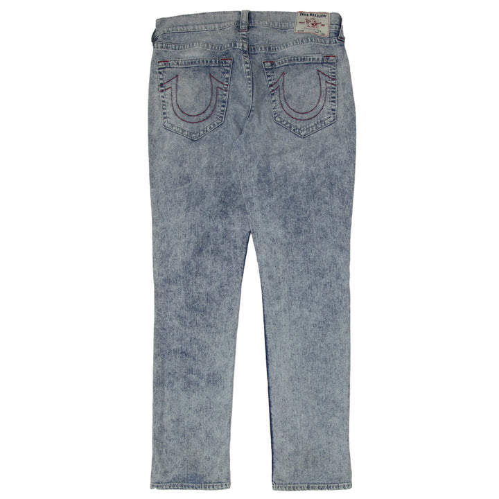 Y2K Mens True Religion Geno Relaxed Slim Jeans