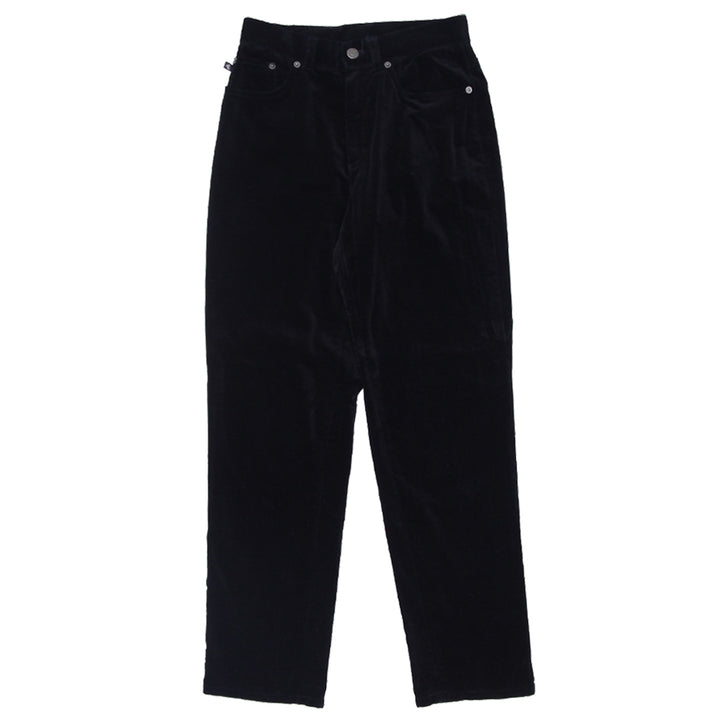 Ladies Ralph Lauren Black Velour Pants