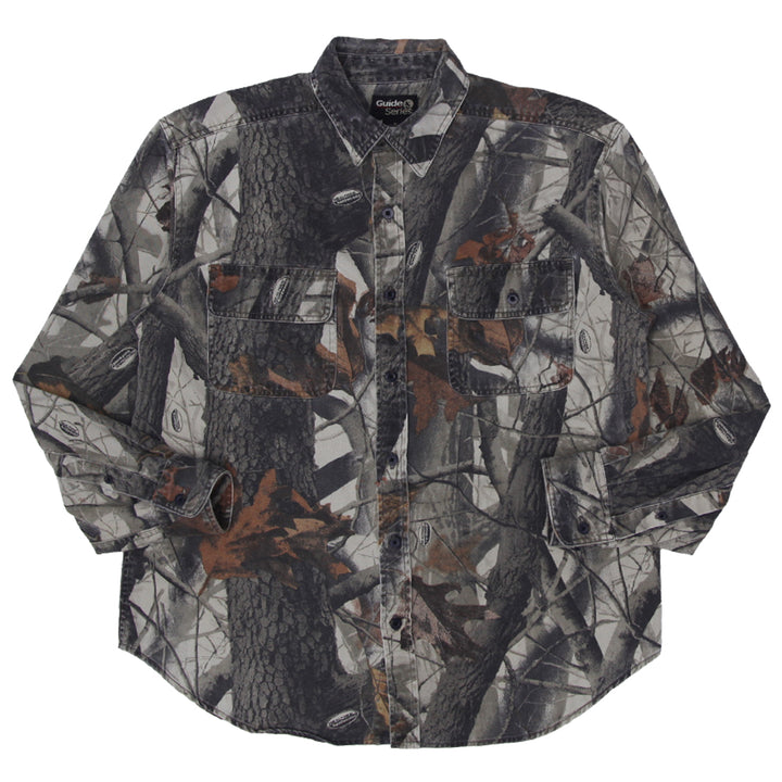 Mens Guide Series Realtree Forest Camo Shirt