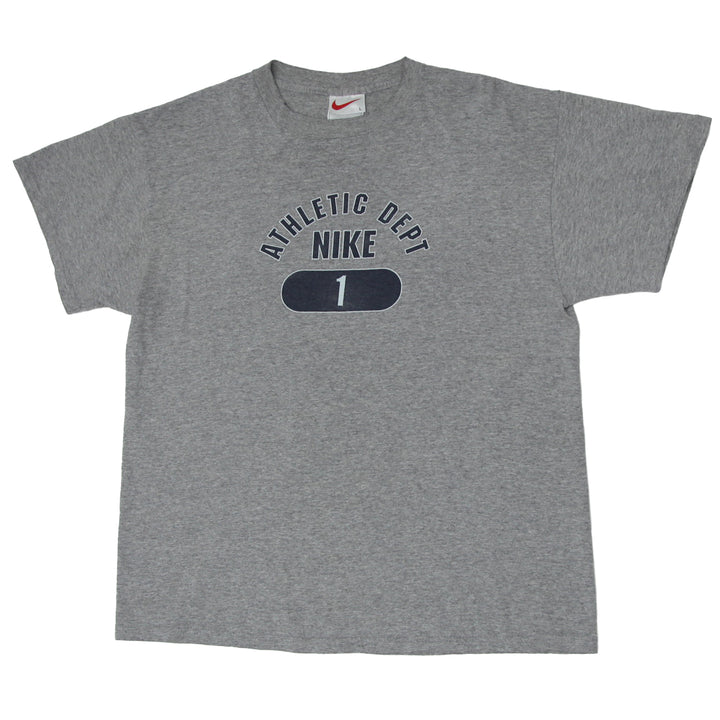 90's Vintage Nike Athletic Dept Crewneck T-Shirt L