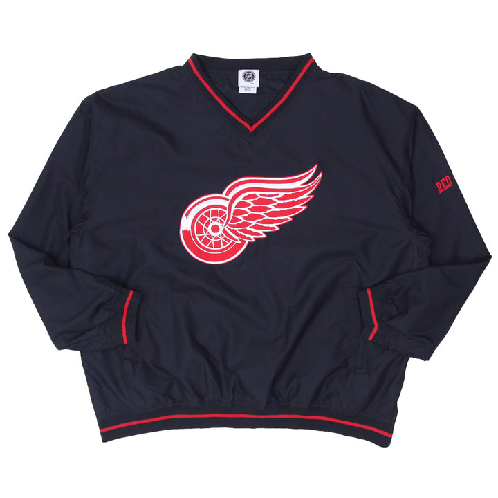 Mens Detriot Red Wings NHL Windbreaker Pullover