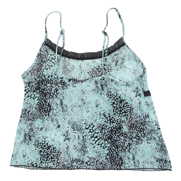 Y2K Strappy Printed Top