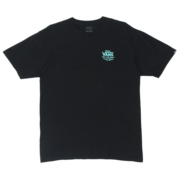 Mens Vans Classic Fit Off The Wall Black T-Shirt