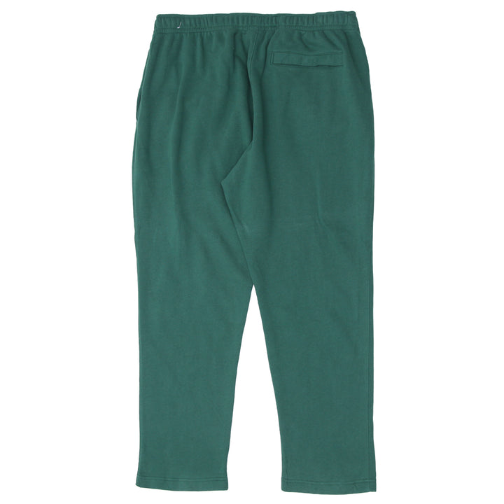 Mens Nike Embroidered Fleece Sweatpants Green