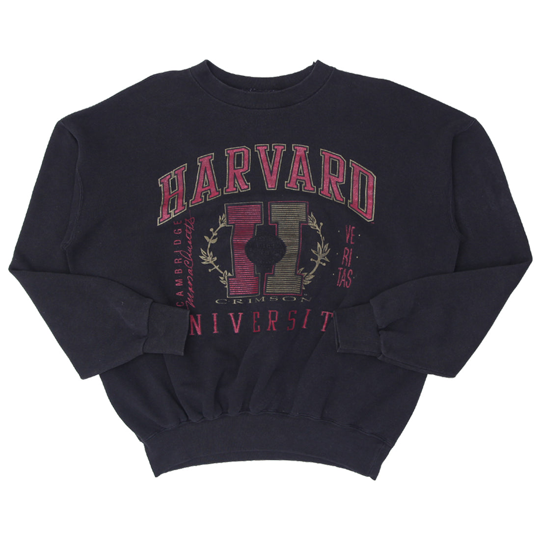 Vintage Harvard University Sweatshirt by H.L. Miller Gold XL Made i Fashion Rerun Vintage