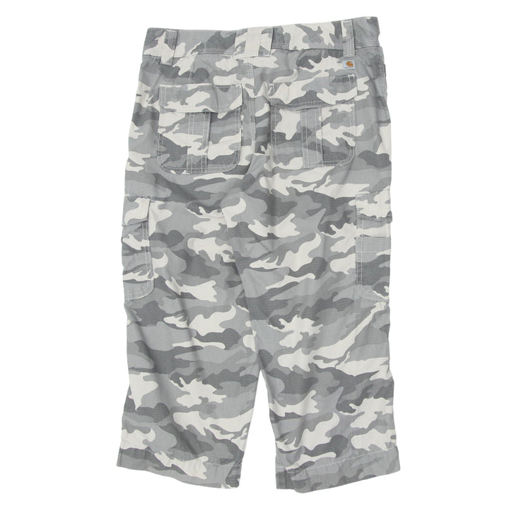 Ladies Camo Relaxed Fit Crop Carhartt Pants