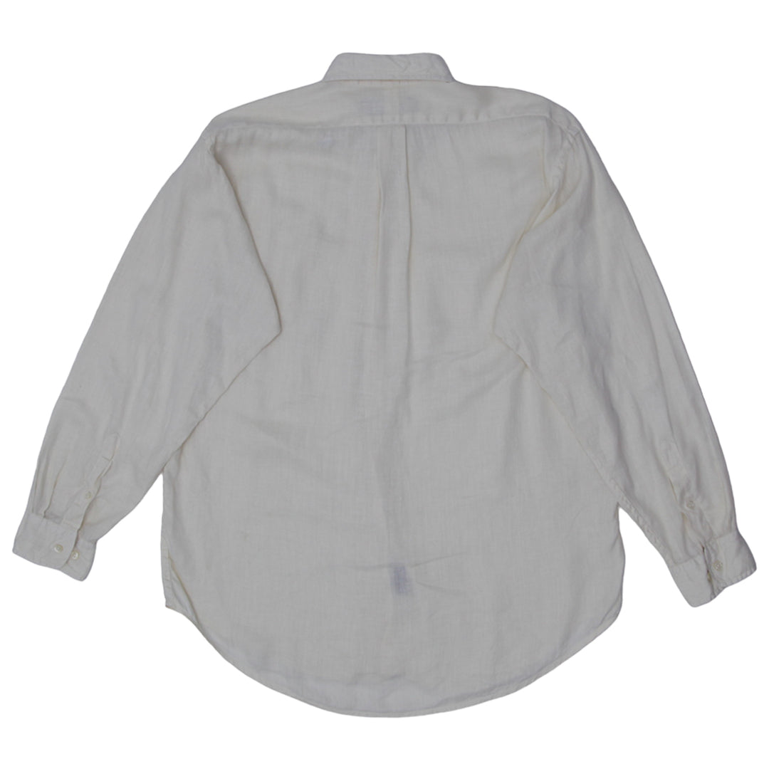 Mens Saville RowLong Sleeve Linen Shirt