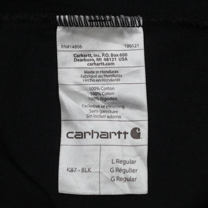 Mens Carhartt Original Fit Pocket T-Shirt Black