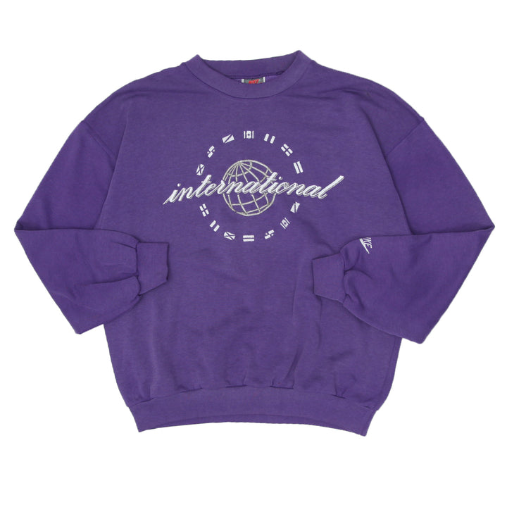 Vintage Embroidered Nike Logo International Sweatshirt