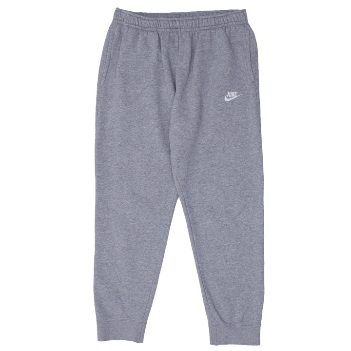 Mens Nike Embroidered Jogger Pants Gray