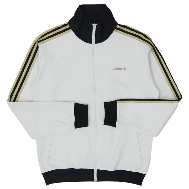 Vintage Embroidered Adidas Logo Full Zip Jacket