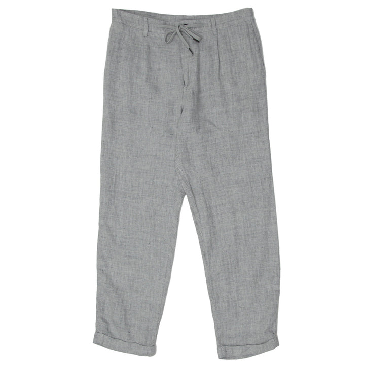 Mens MNG Man Drawstring Linen Pants