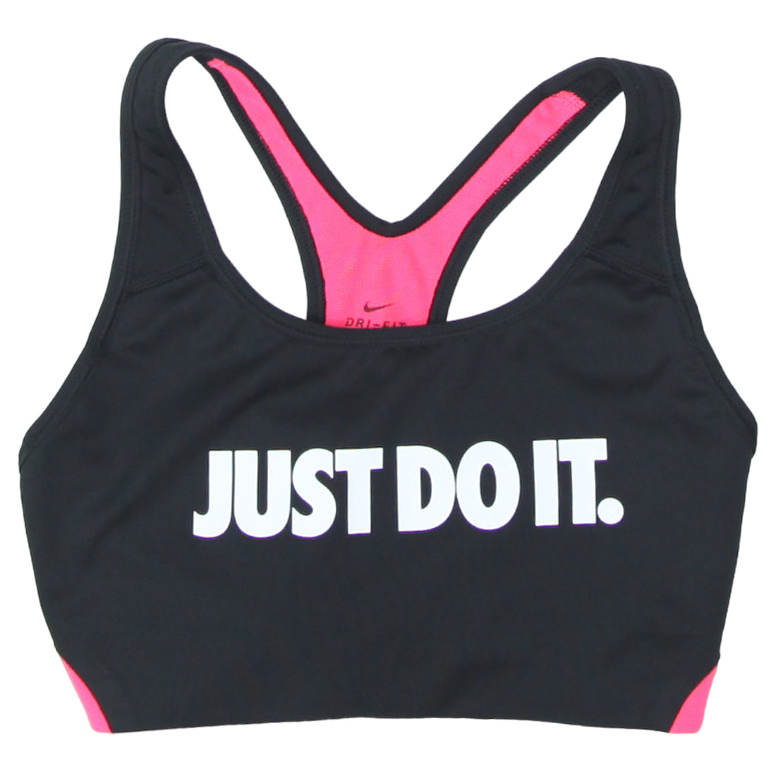 Ladies Nike Just Do It Racerback Sports Bra Fashion Rerun Vintage