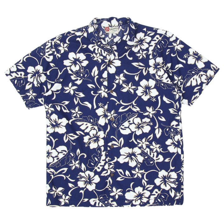 Mens Hilo Hattie Floral Hawaiian Shirt