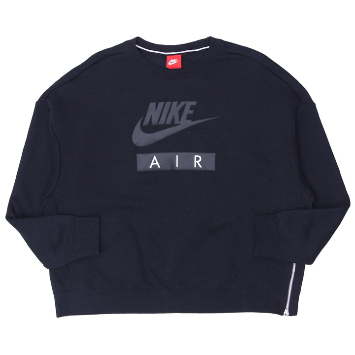 Ladies Nike Air Boxy Oversized Black Sweatshirt