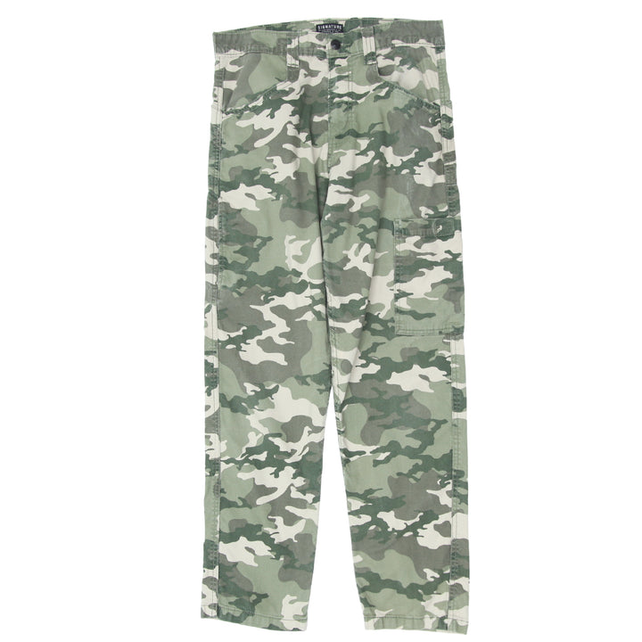 Mens Signature by Levi Strauss Camouflage Cargo Pants