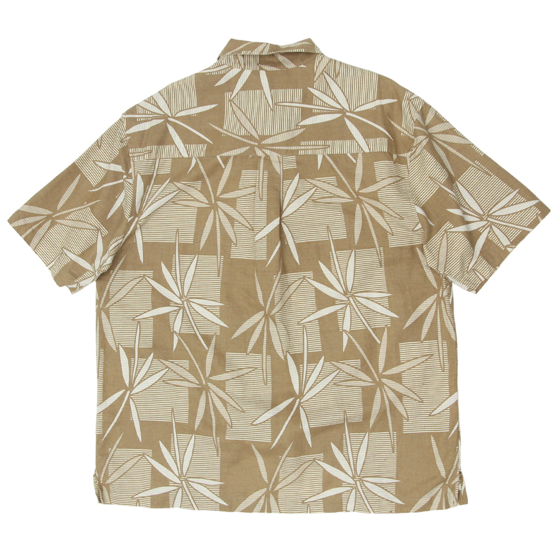 Mens Centro All Over Print Cotton Linen Shirt