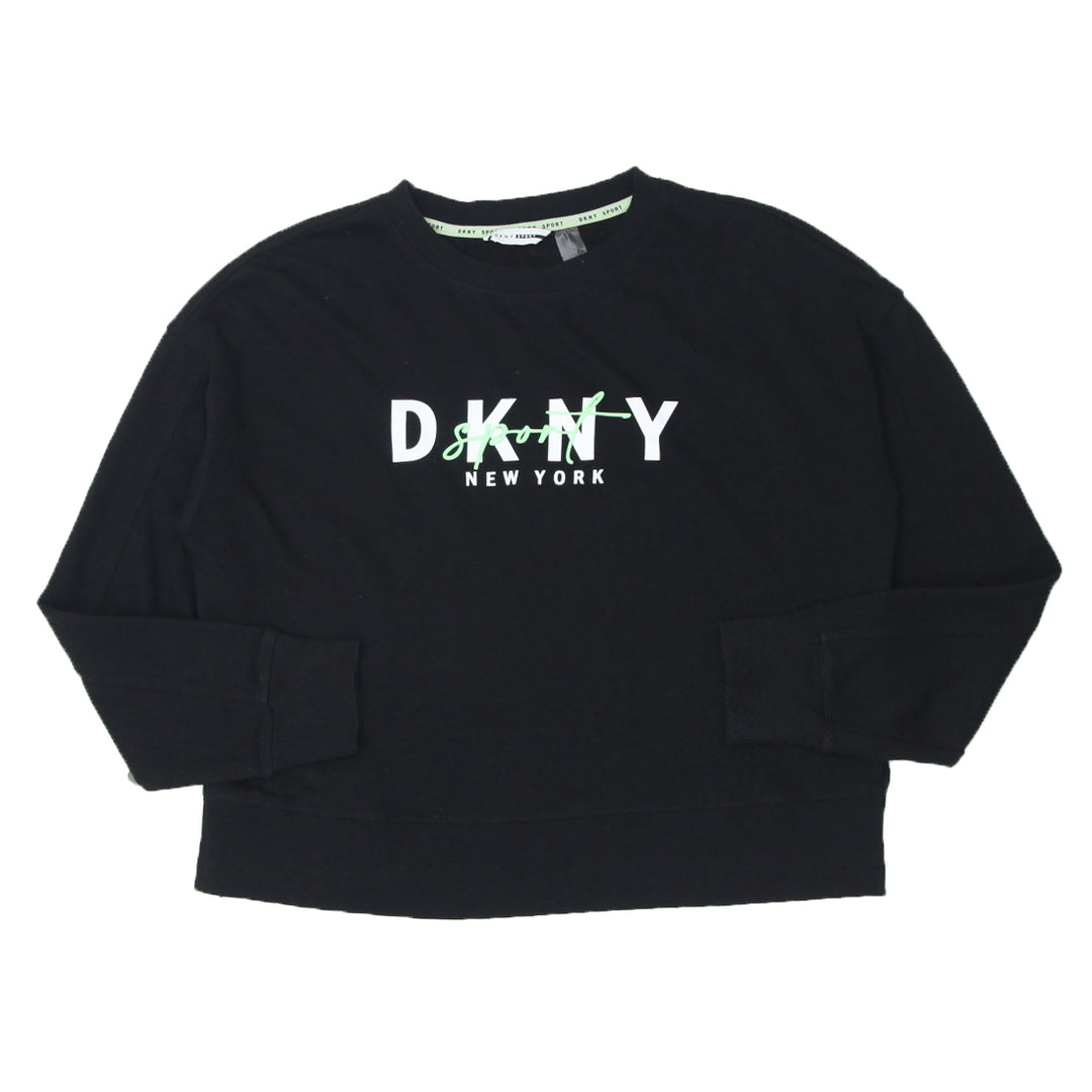 Ladies DKNY Sport New York Crop Sweatshirt