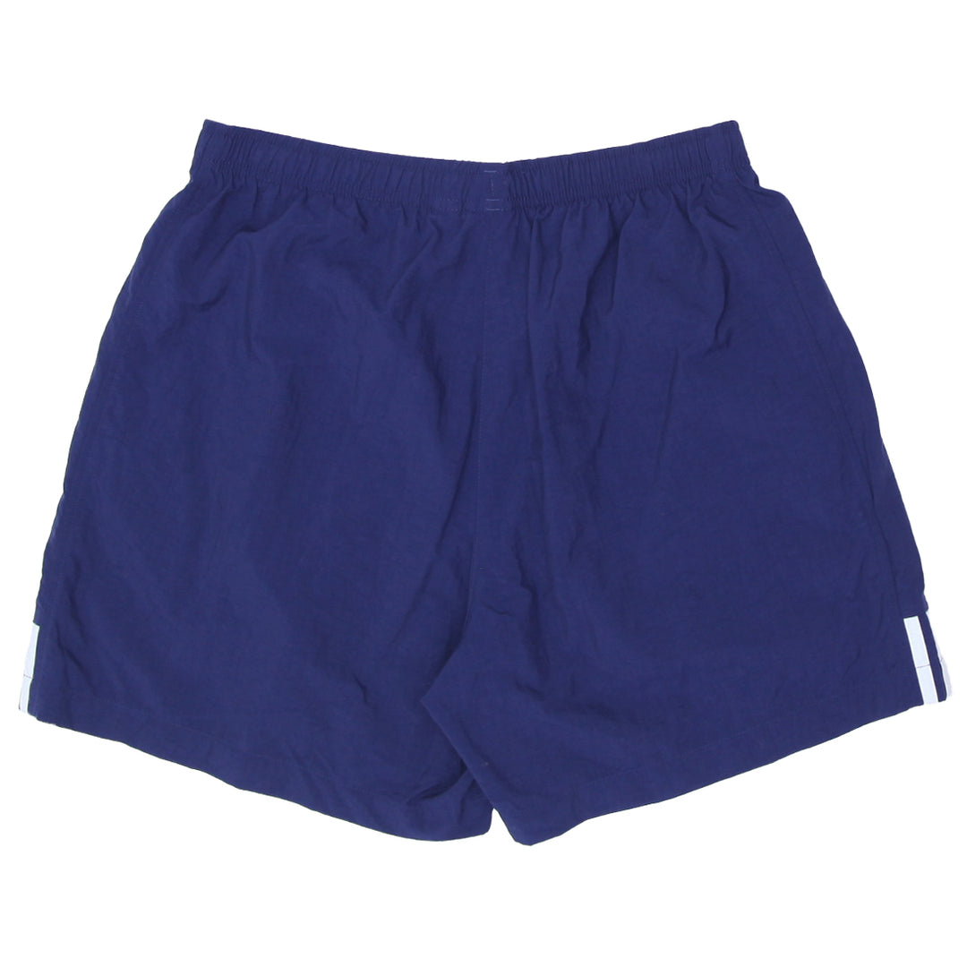 Mens Adidas Embroidered Navy Nylon Training Shorts