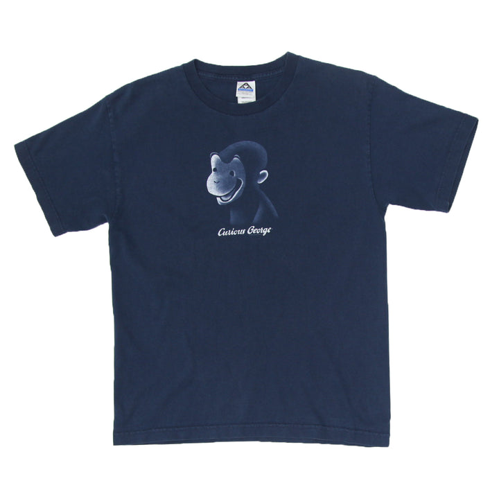 Youth Boys Curious George T-Shirt Navy Blue Youth