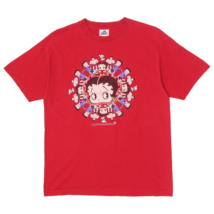 2002 Vintage Betty Boop Life Guard T-Shirt AAA Red L