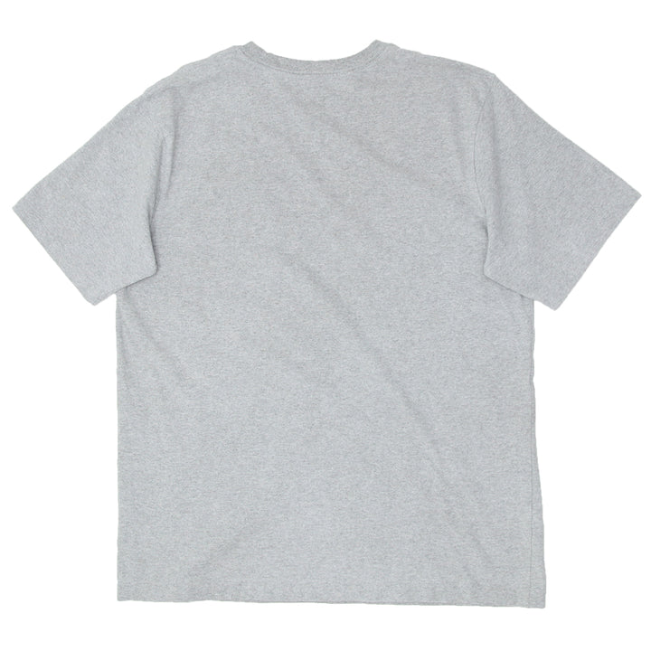 Mens Relaxed Fit Gray Pocket T-Shirt