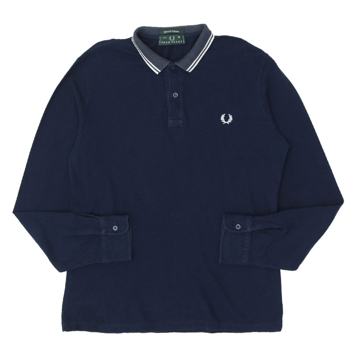 Mens Fred Perry Long Sleeve Polo T-Shirt