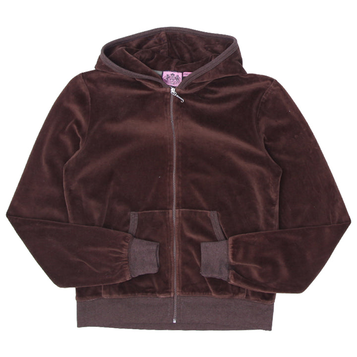 Y2K Juicy Couture Full Zip Velour Track Hoodie