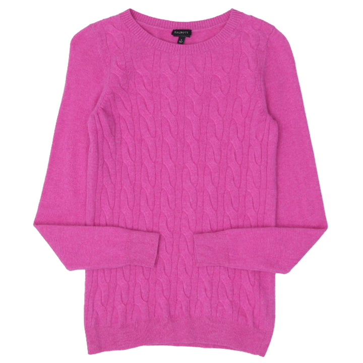 Ladies Talbots 100% Pure Cashmere Sweater Pink