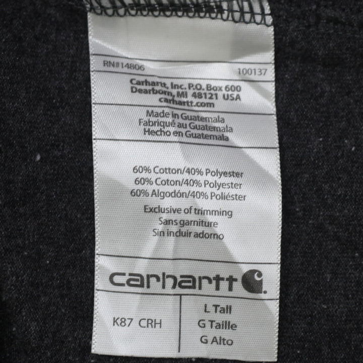 Mens Carhartt Original Fit Pocket T-Shirt Gray