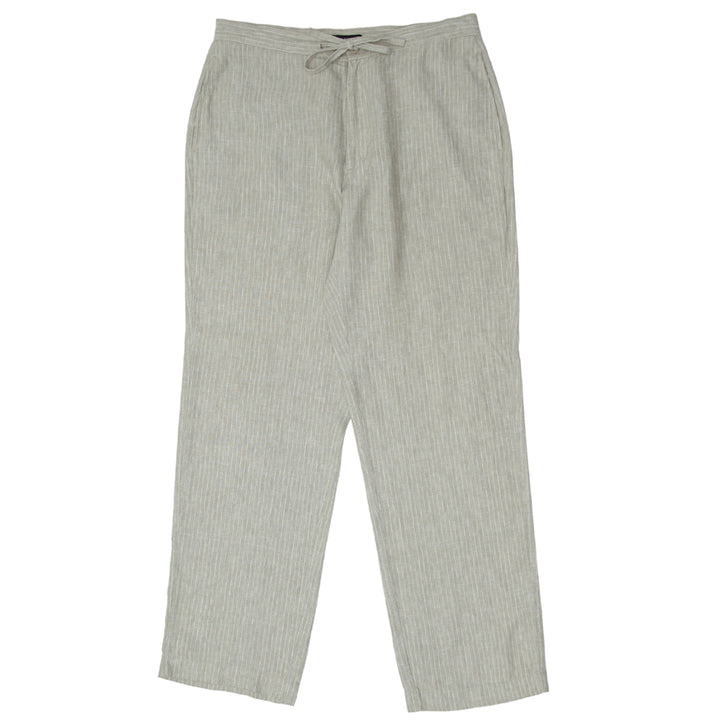 Mens Striped Linen Pants