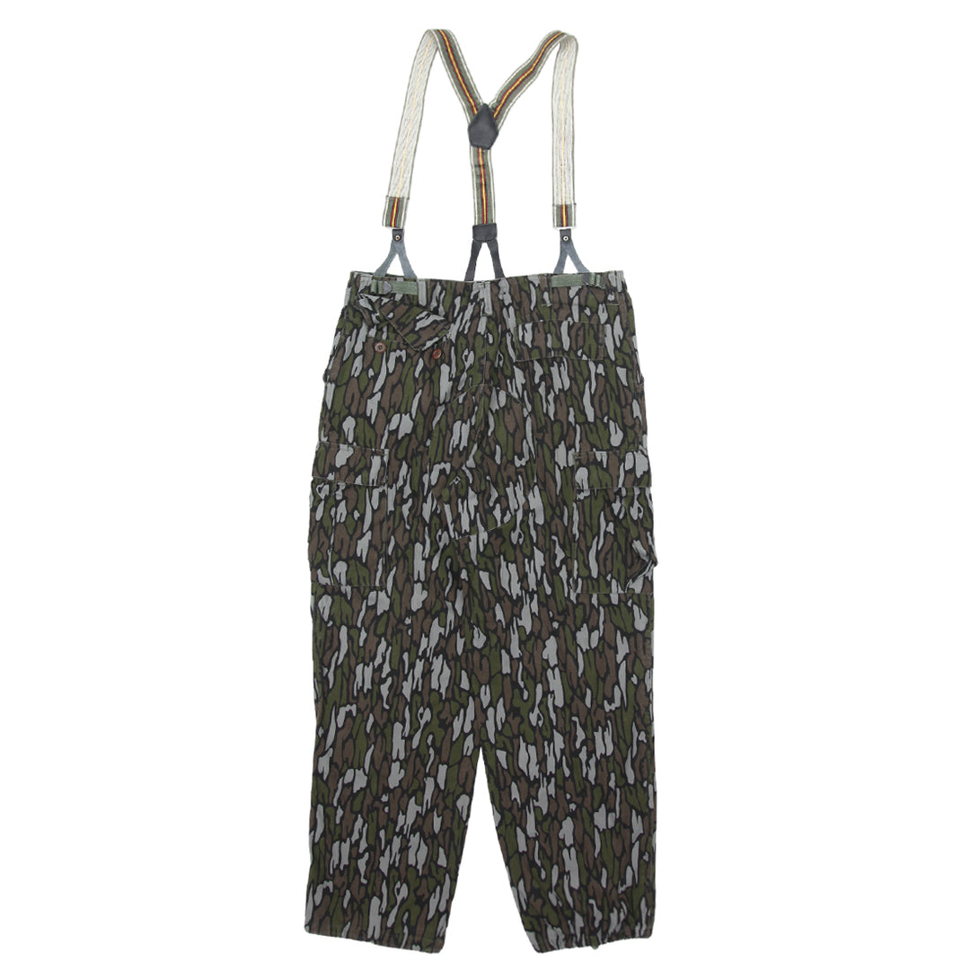 Mens Bushline Outdoor Camo Hunting Suspender Cargo Pants