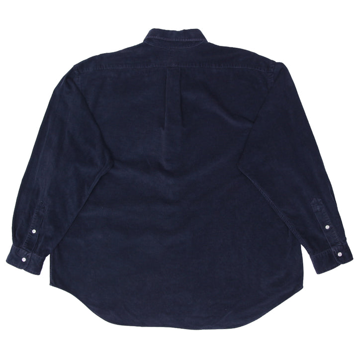 Mens Ralph Lauren Corduroy Navy Big Shirt