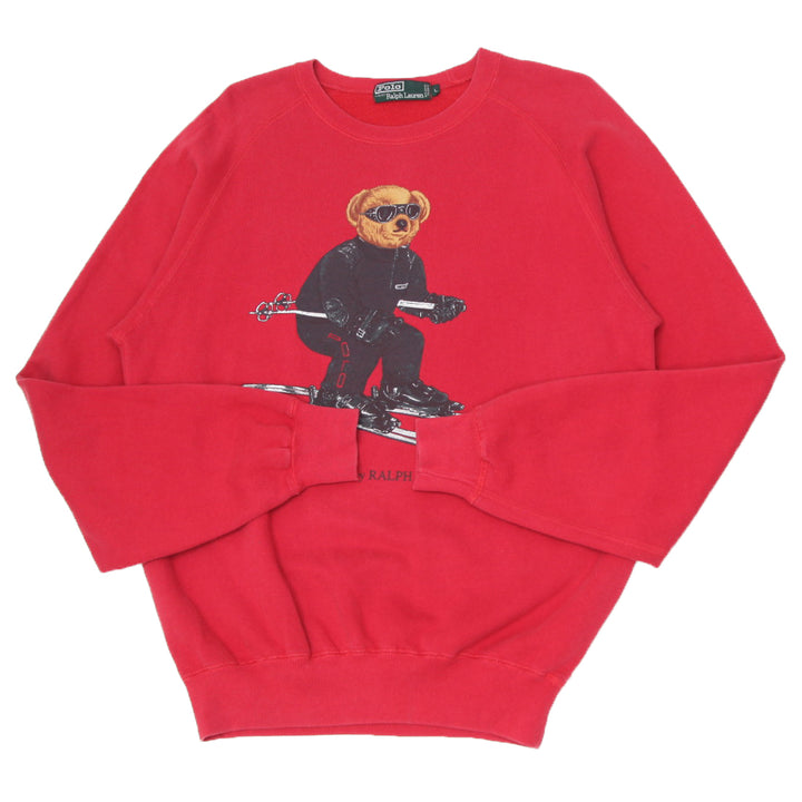 Vintage Polo Bear by Ralph Lauren Red Crewneck Sweatshirt