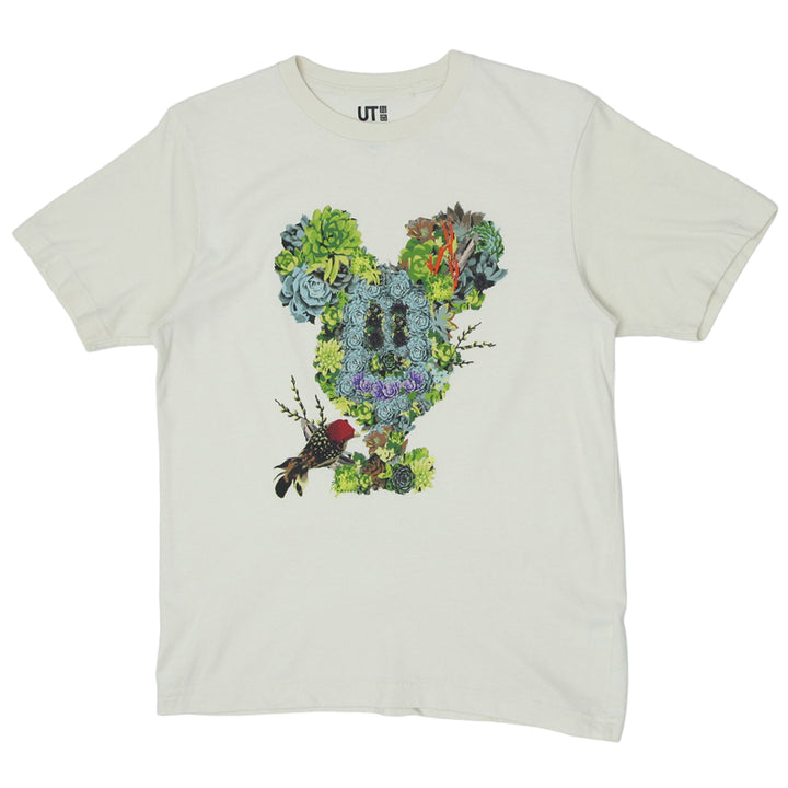 Mens Uniqlo Disney Floral T-Shirt