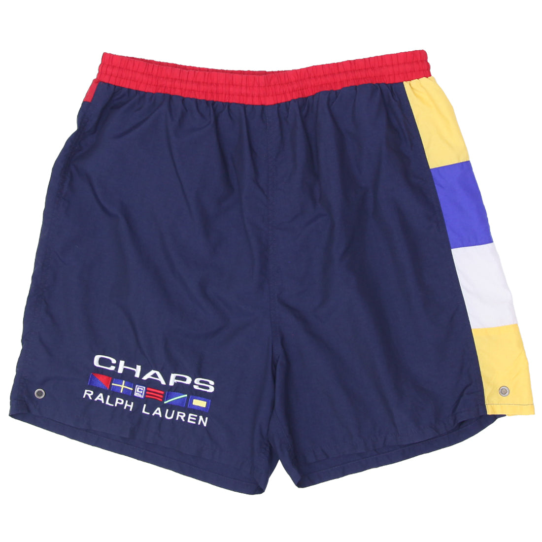 Vintage Chaps Ralph Lauren Embroidered Nylon Swim Shorts Fashion Rerun Vintage